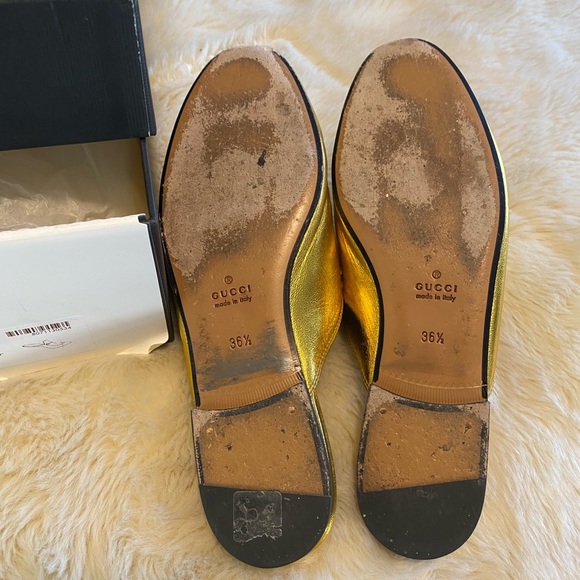 Gucci Princetown Gold 100% authentic - Picture 4 of 4